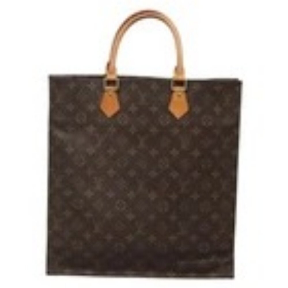 LOUIS VUITTON Monogram Sac Plat Hand Bag M51140 LV Auth 138699 - Picture 2 of 16